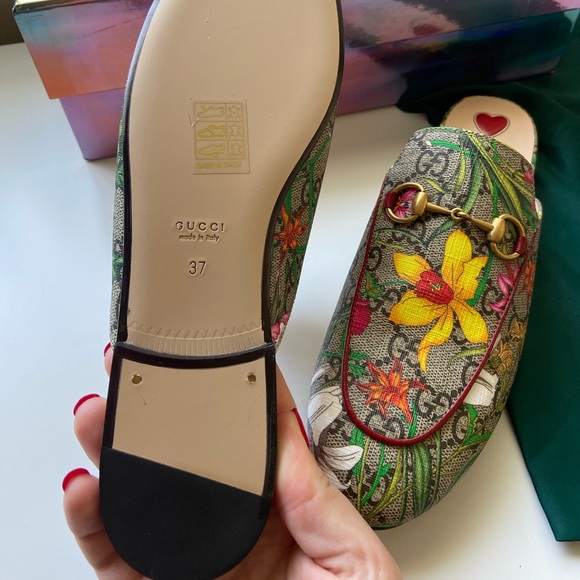 Gucci floral pincetown flats, S 37 - Picture 8 of 10